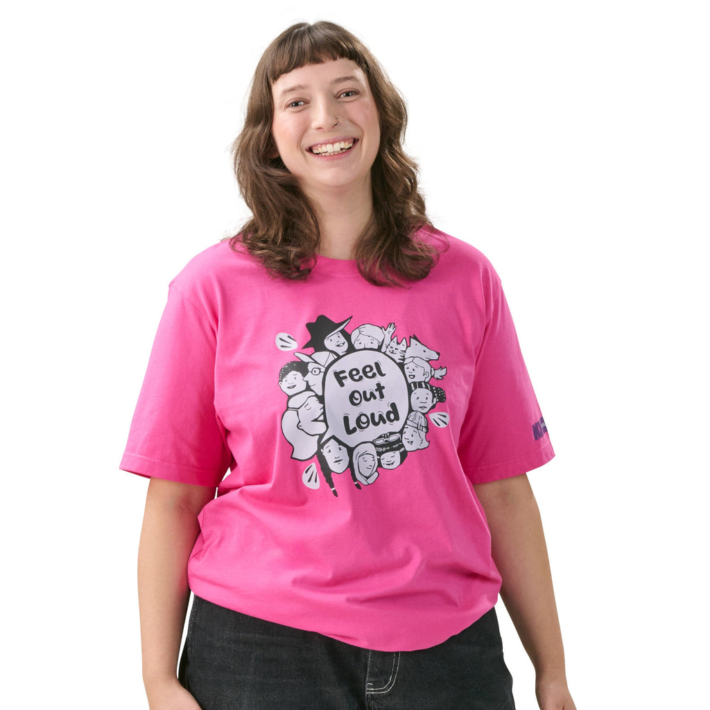 Adult Unisex "Feel Out Loud" T-Shirt, English