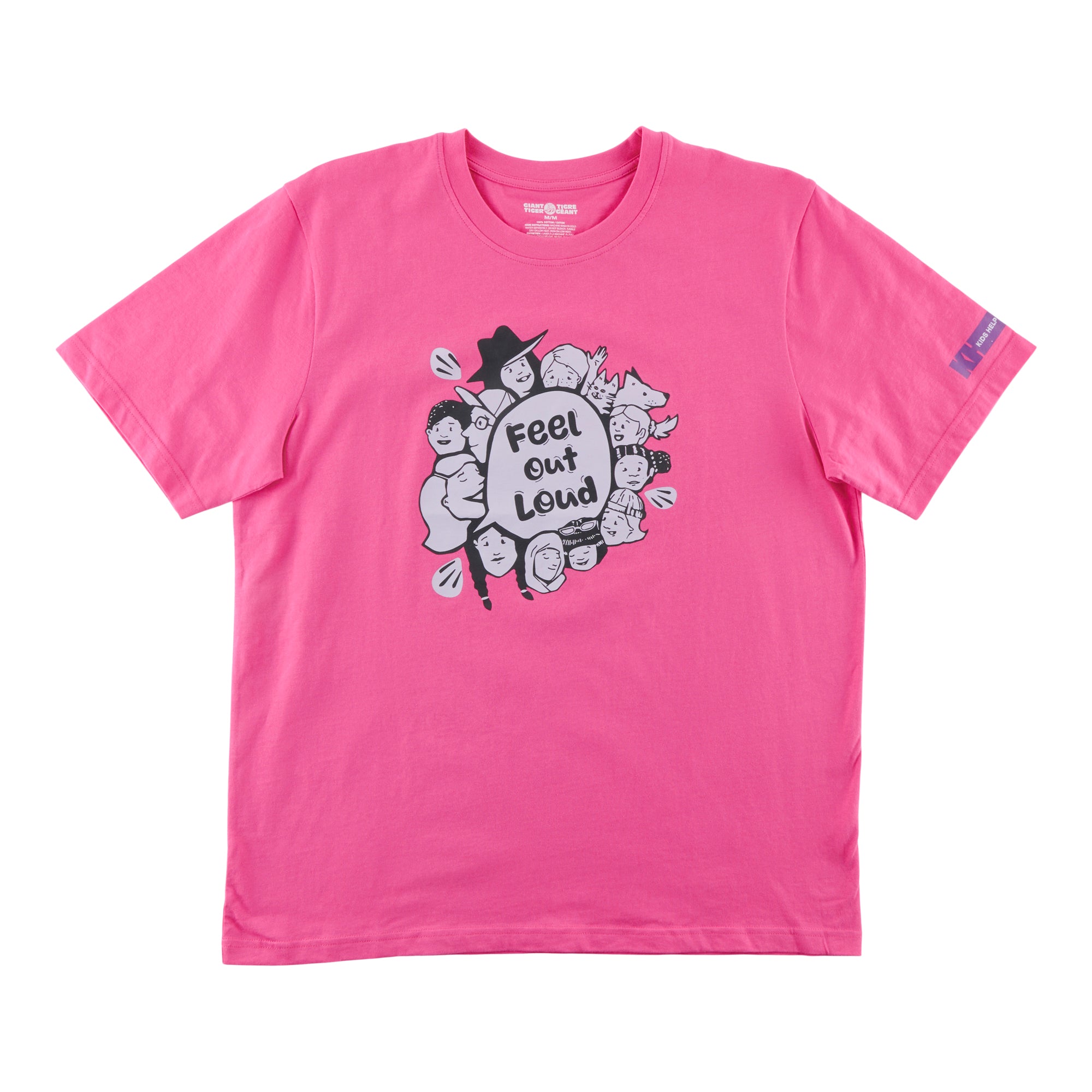Adult Unisex "Feel Out Loud" T-Shirt, English