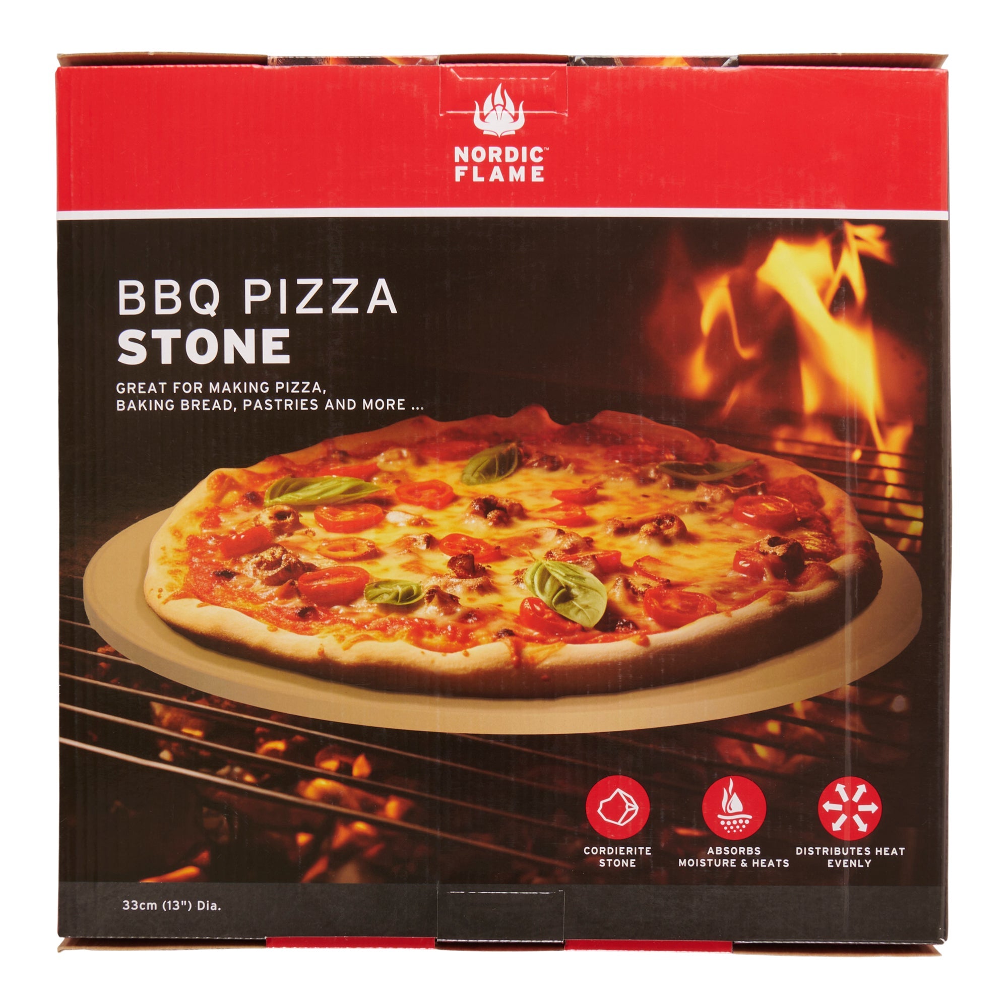BBQ Pizza Stone, 13-in.