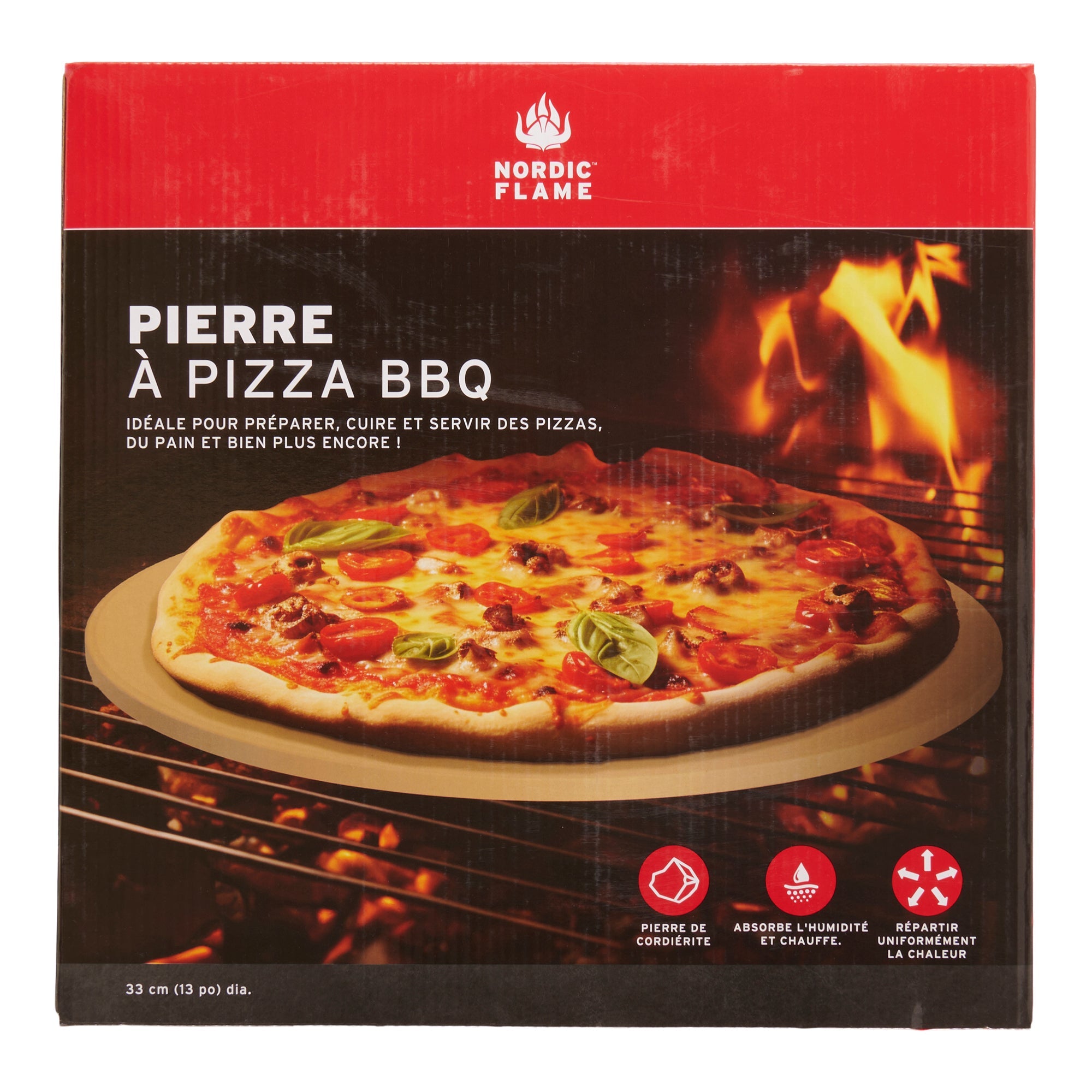 BBQ Pizza Stone, 13-in.