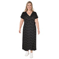 lily morgan Women's Plus Midi Wrap Dress