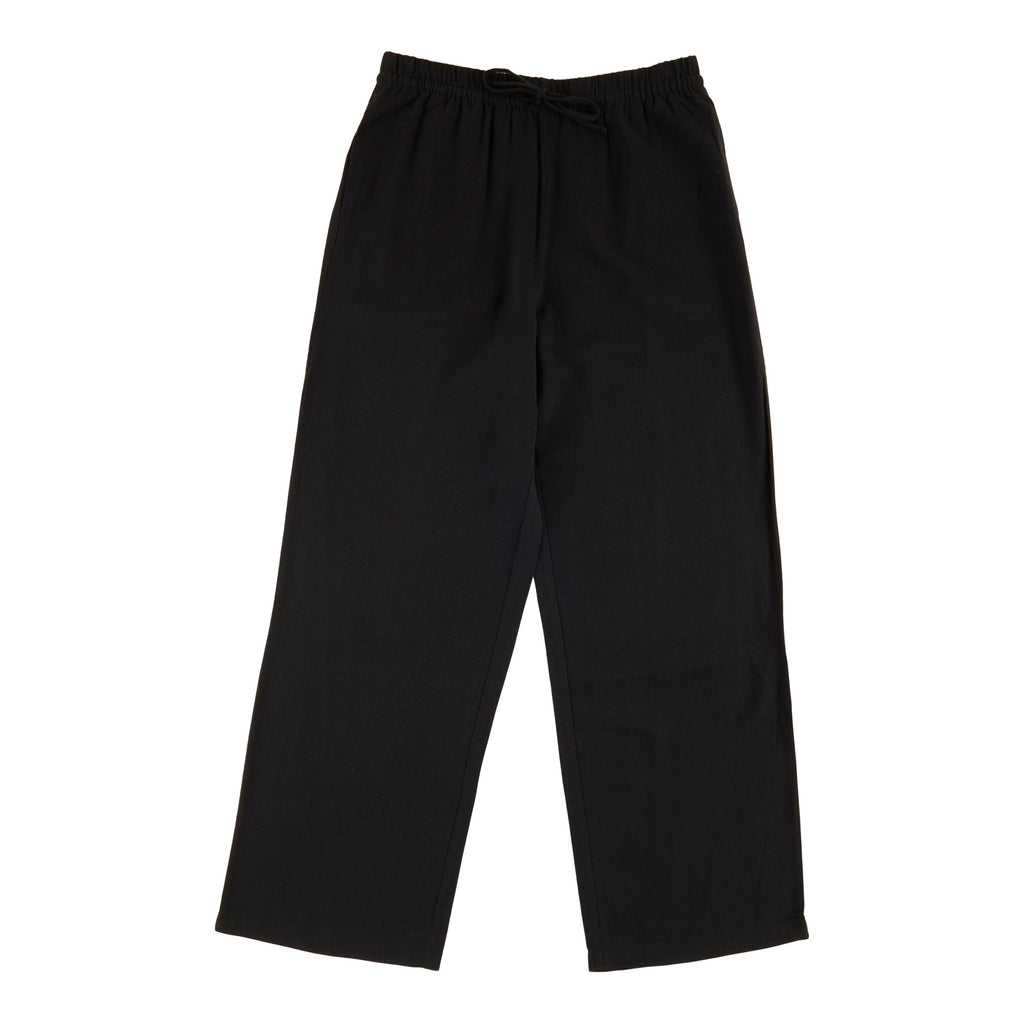 lily morgan Women's Solid Linen Blend Pants