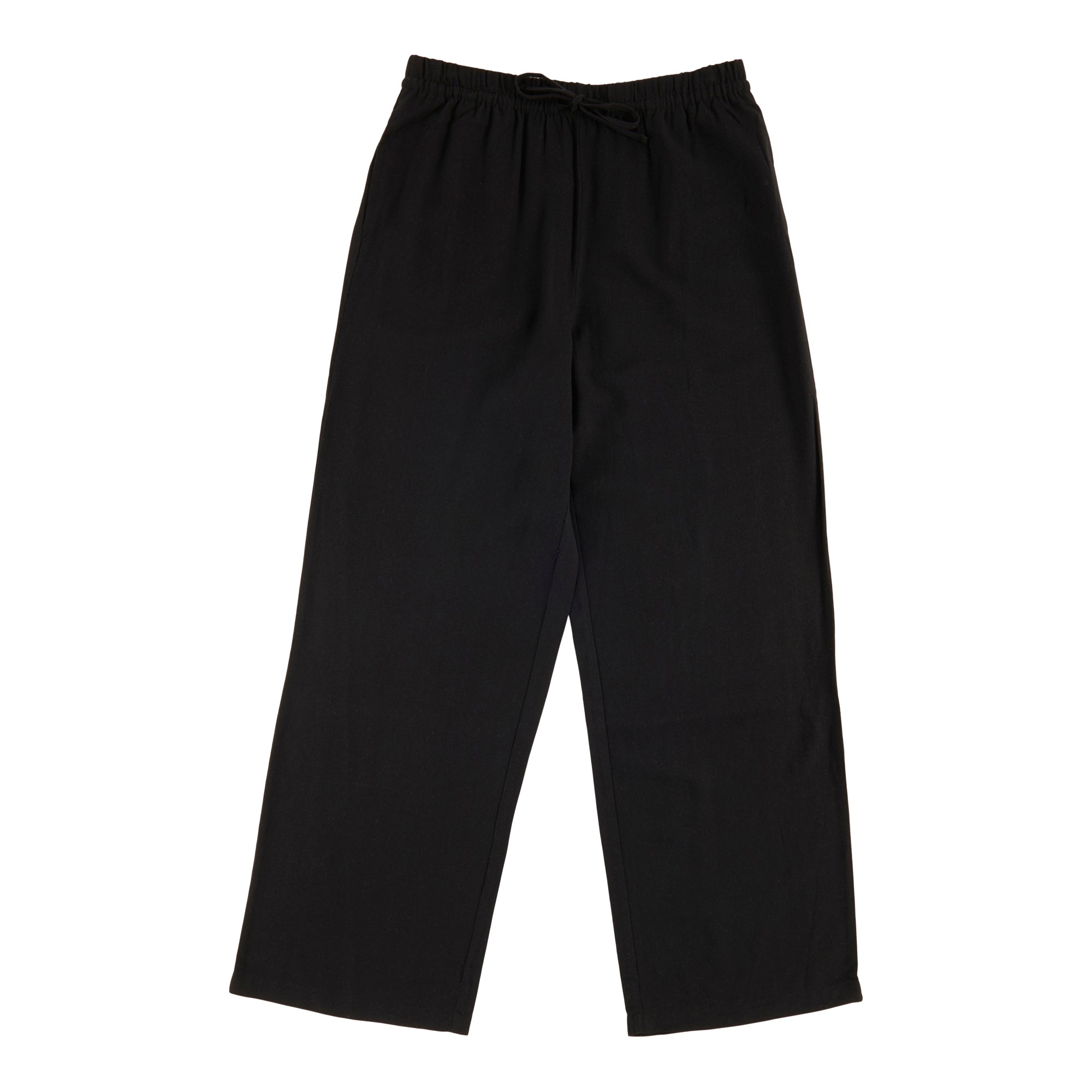 lily morgan Women's Solid Linen Blend Pants