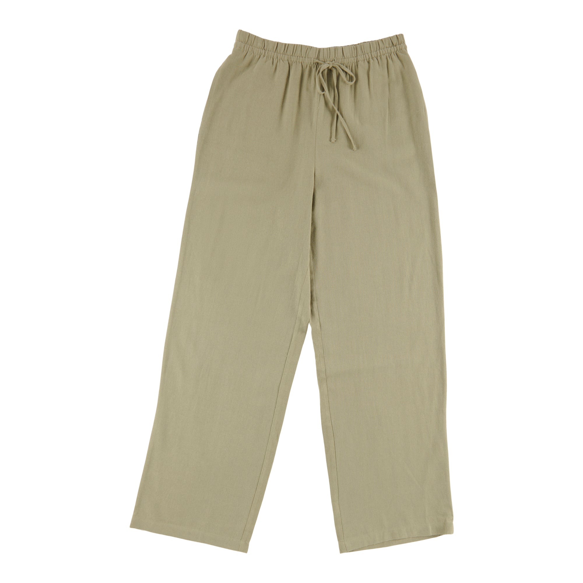 lily morgan Women's Solid Linen Blend Pants