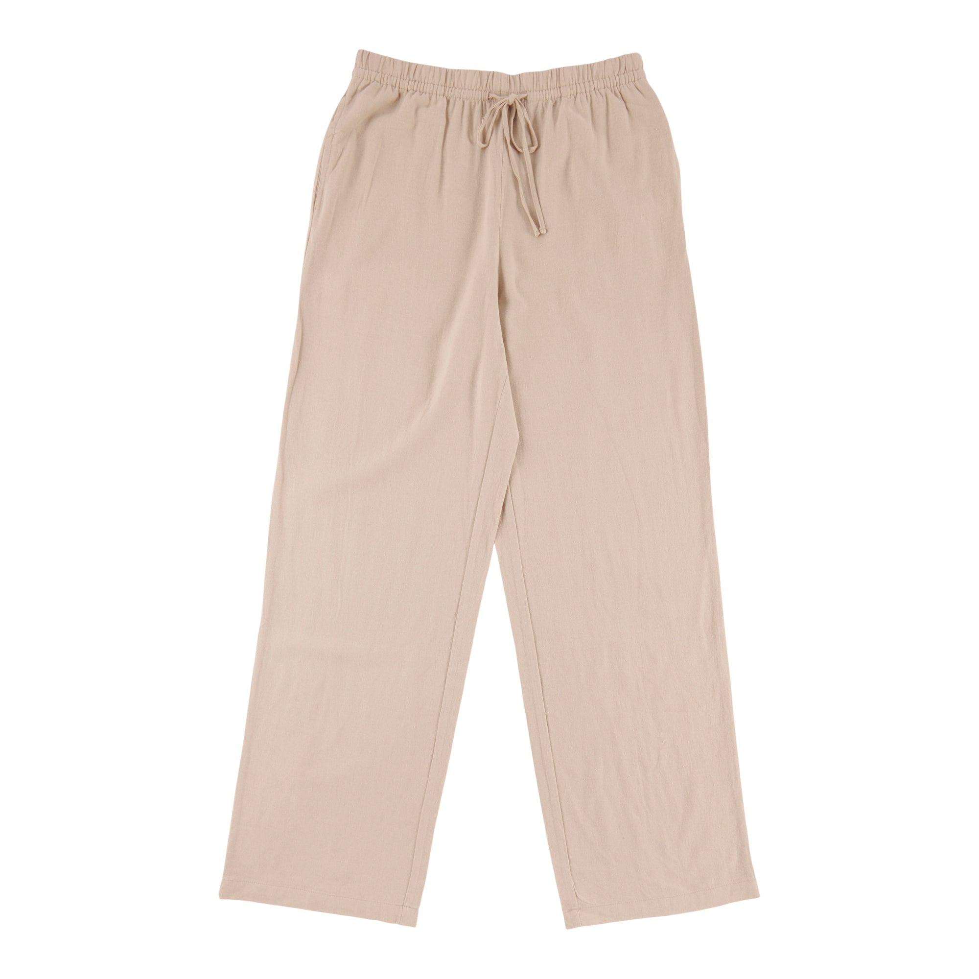 lily morgan Women's Solid Linen Blend Pants