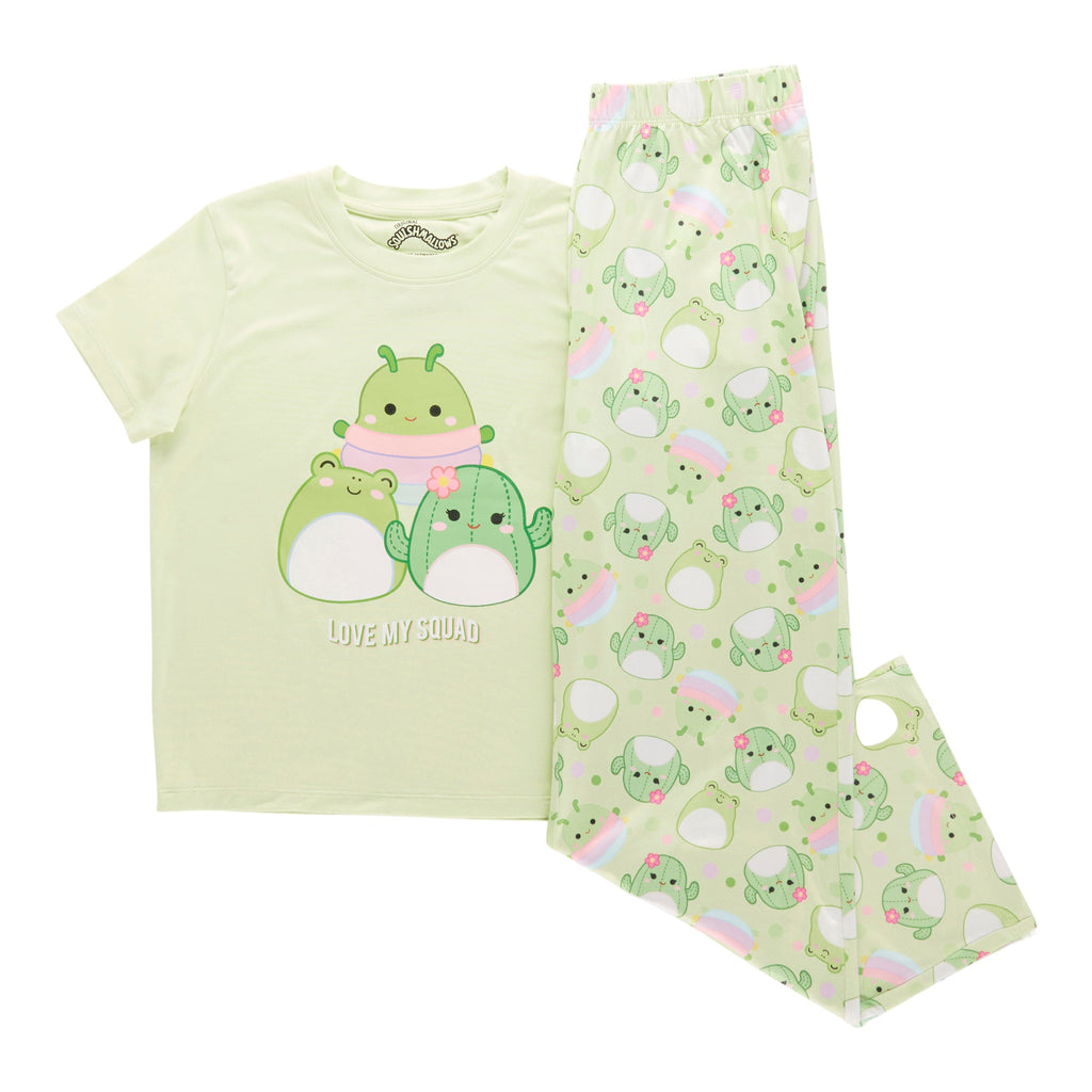 Girls' Licensed Squishmallows Pyjama Set, 2-Piece