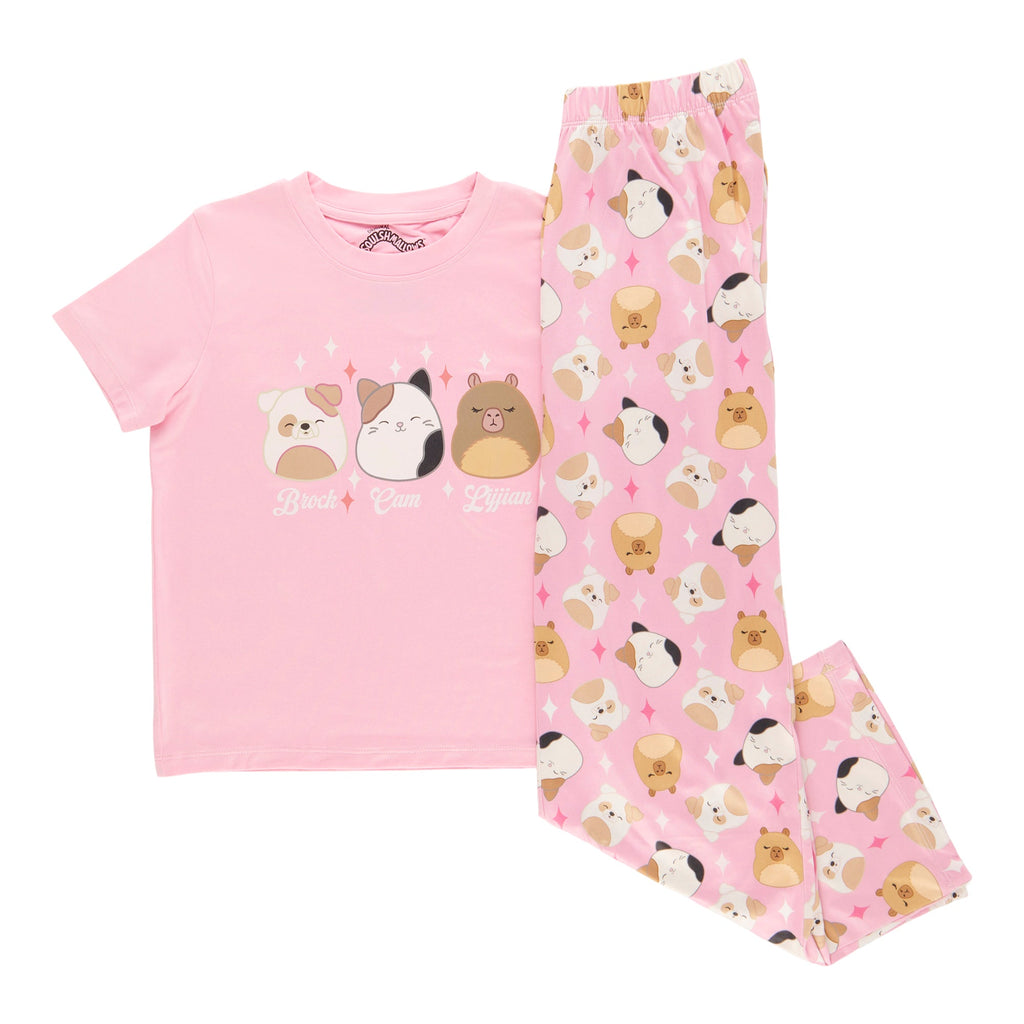 Girls' Licensed Squishmallows Pyjama Set, 2-Piece