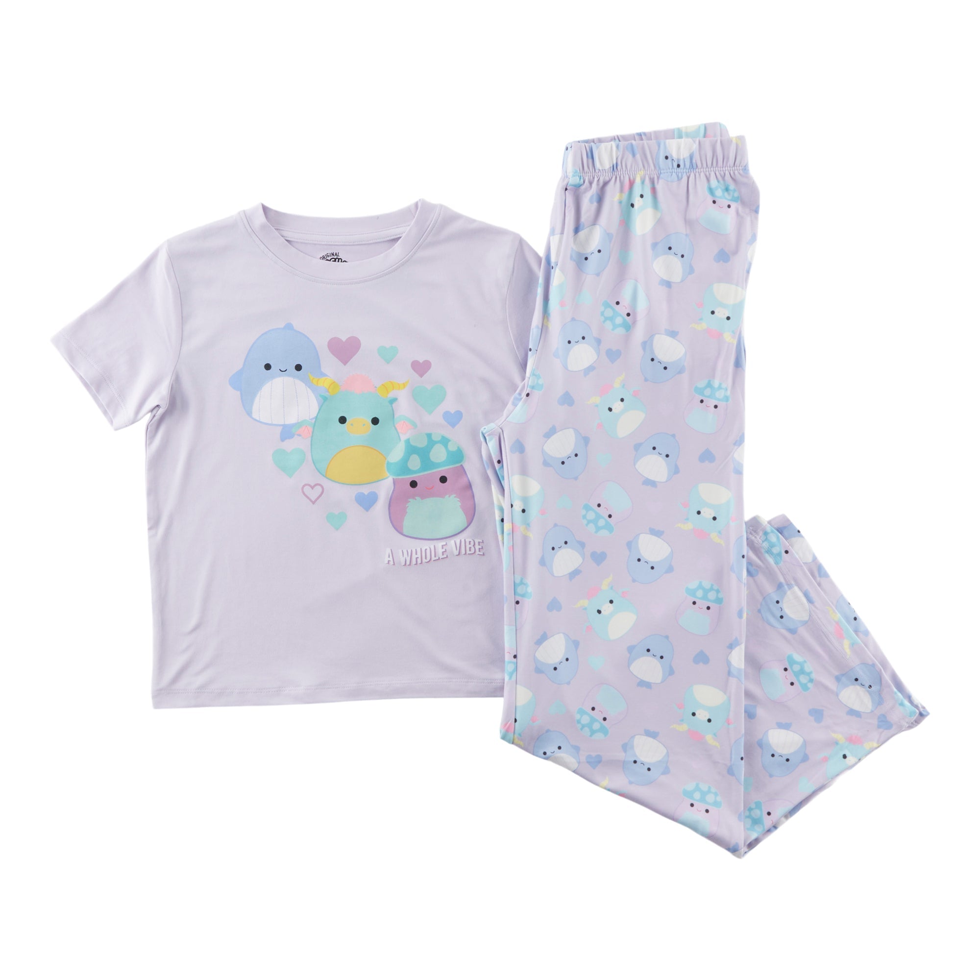 Girls' Licensed Squishmallows Pyjama Set, 2-Piece