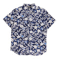 Mountain Ridge Men's Printed Linen Blend Button-Up Shirt
