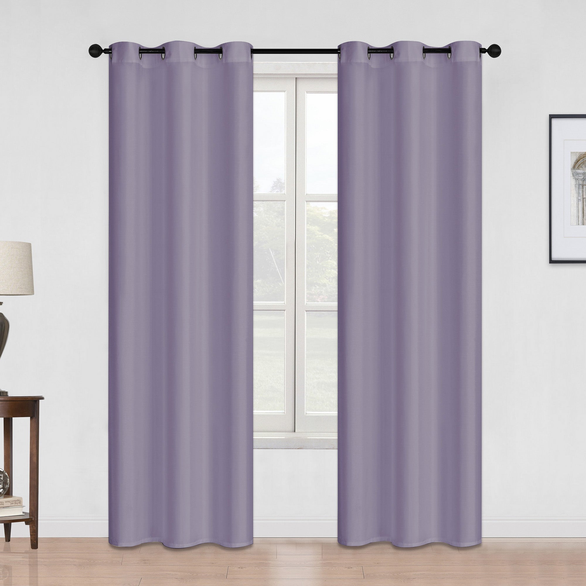 HomeStyles Faux Silk Curtain, 54-in x 84-in.