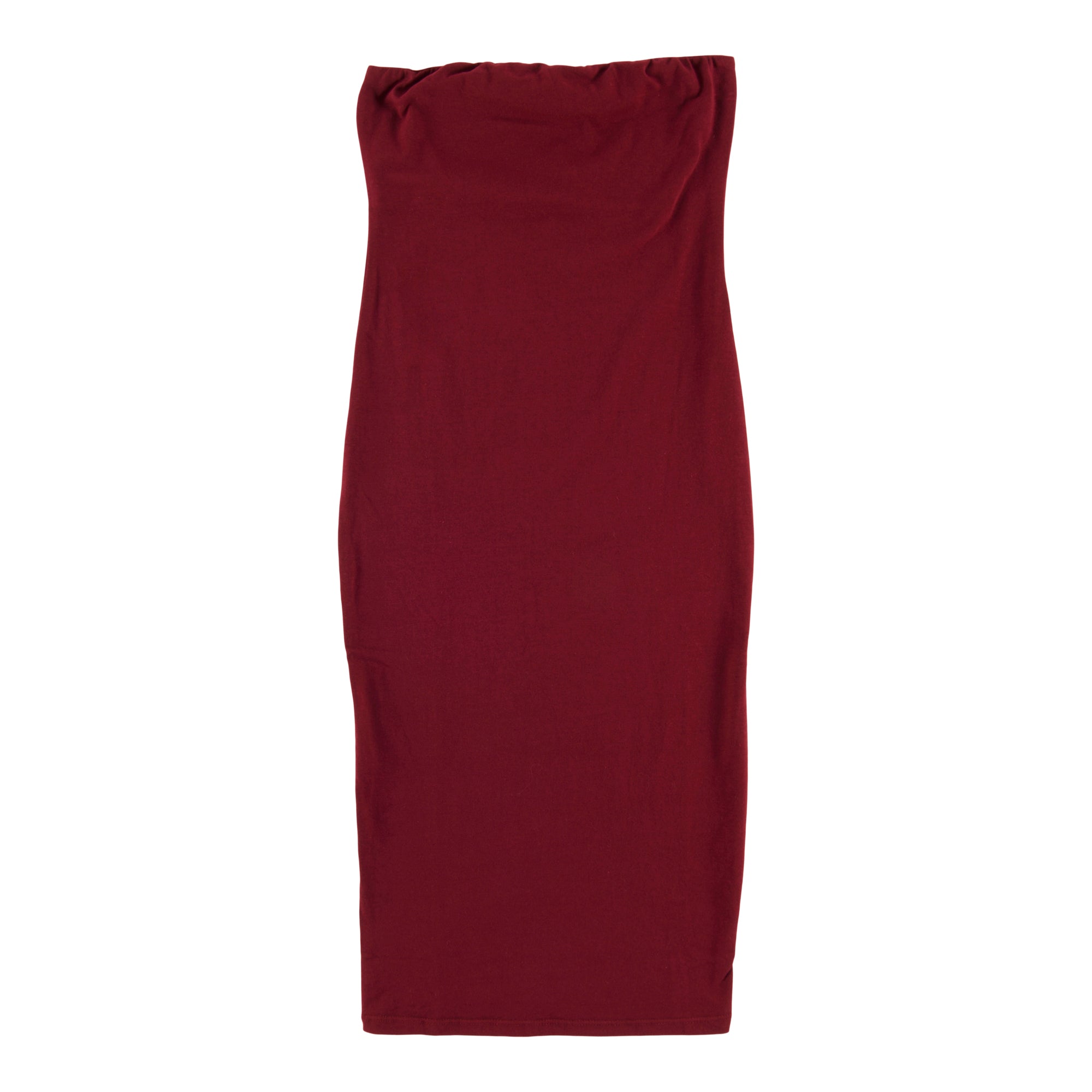 Women's Midi Strapless Tube Dress