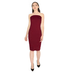 Women's Midi Strapless Tube Dress
