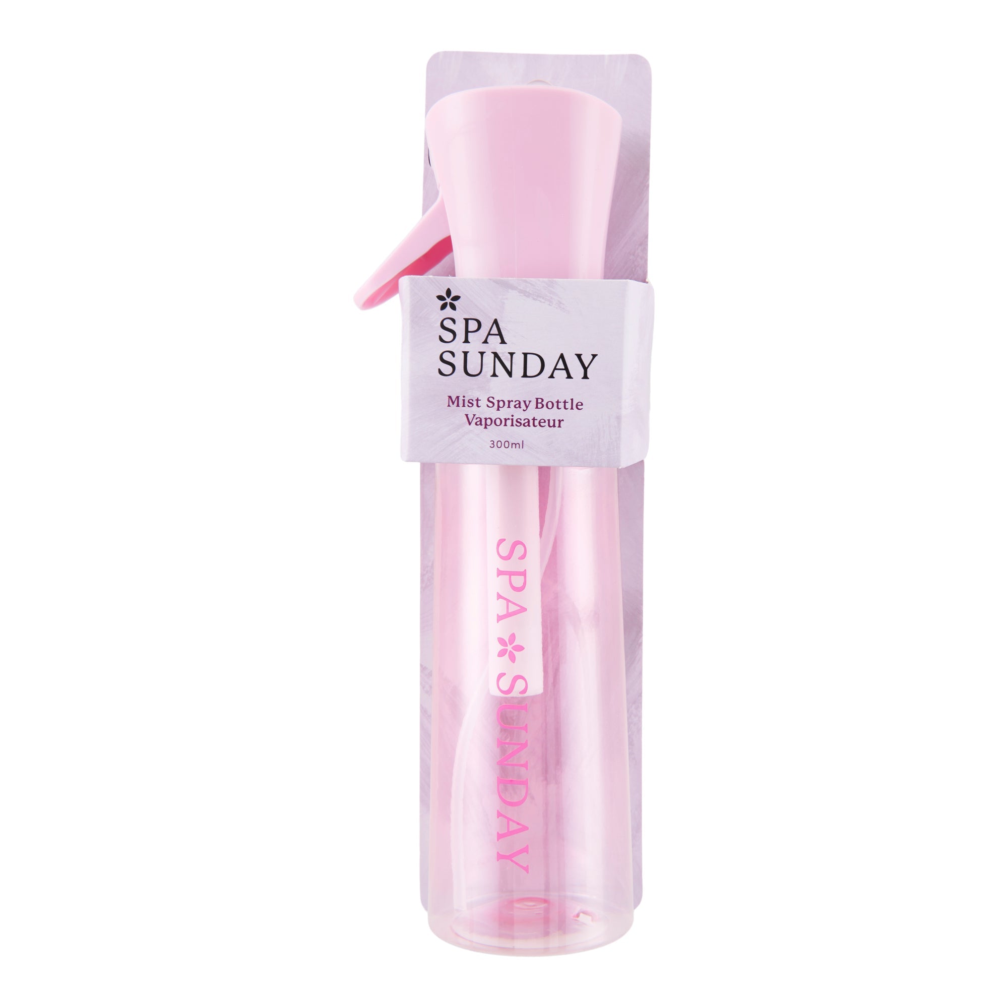 Spa Sunday Mist Spray Bottle, Pink, 300 ml
