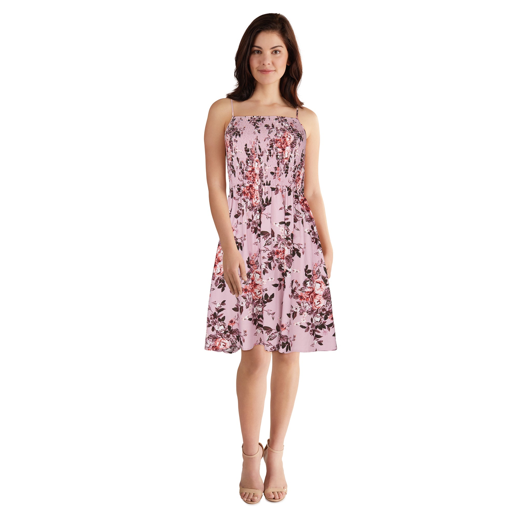 lily morgan Women's Smocked Mini Dress
