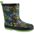 SURVIVAL GEAR Boys' Fleece Lined Rain Boots