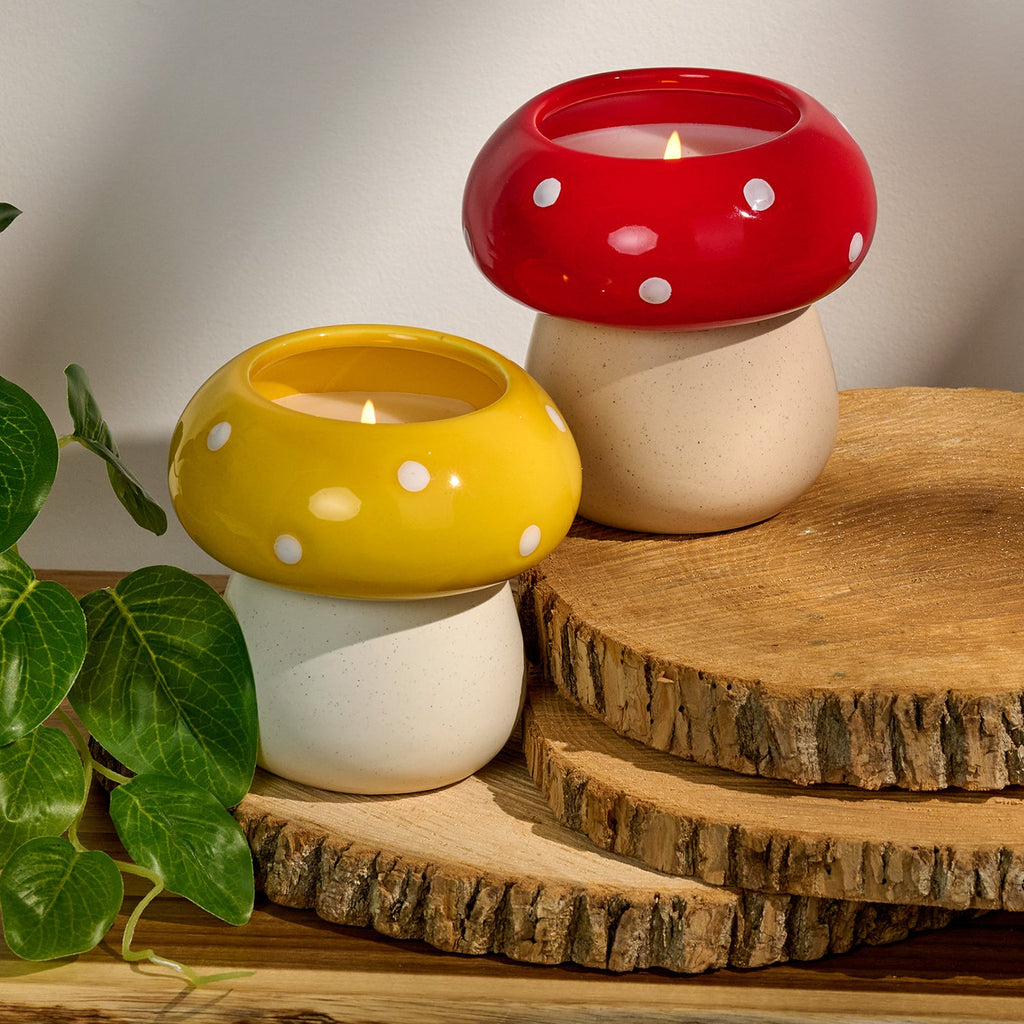HomeStyles Mushroom Jar Candles, 10-oz.