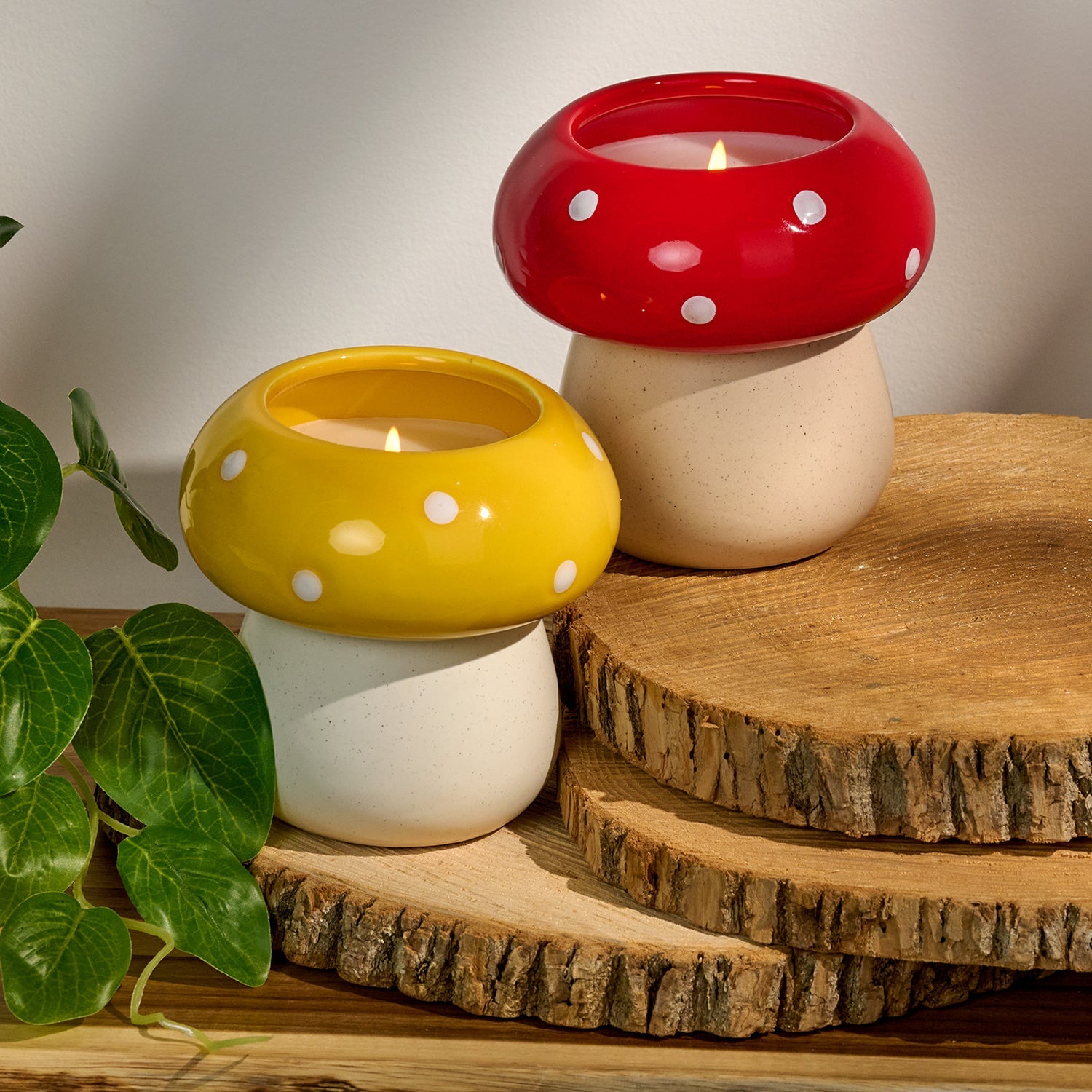 HomeStyles Mushroom Jar Candles, 10-oz.