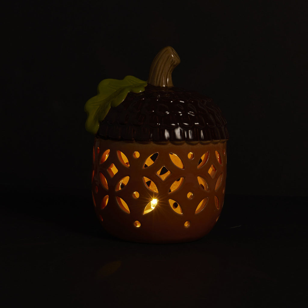 HomeStyles Ceramic LED Acorn, 6-in.