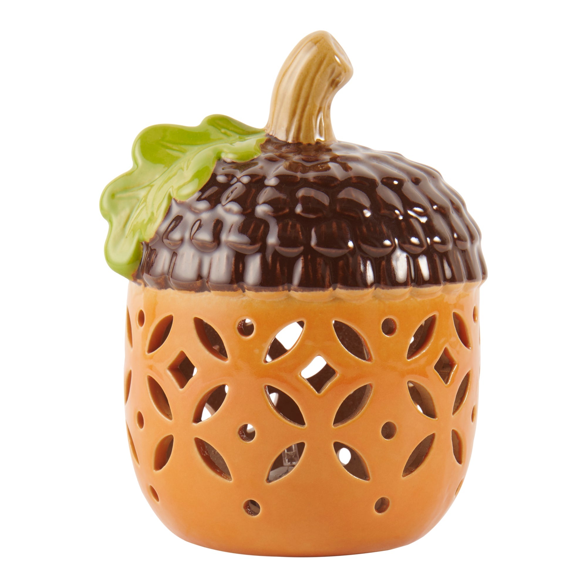 HomeStyles Ceramic LED Acorn, 6-in.