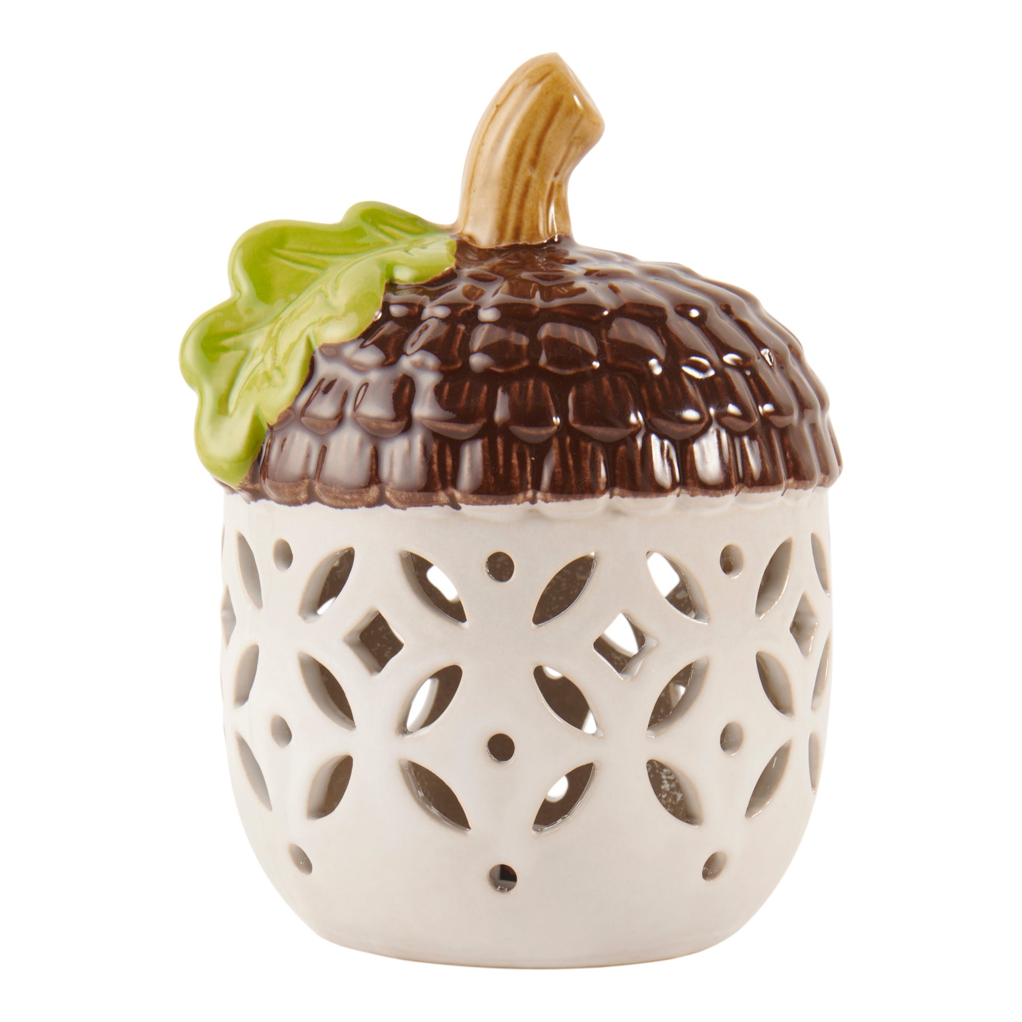 HomeStyles Ceramic LED Acorn, 6-in.
