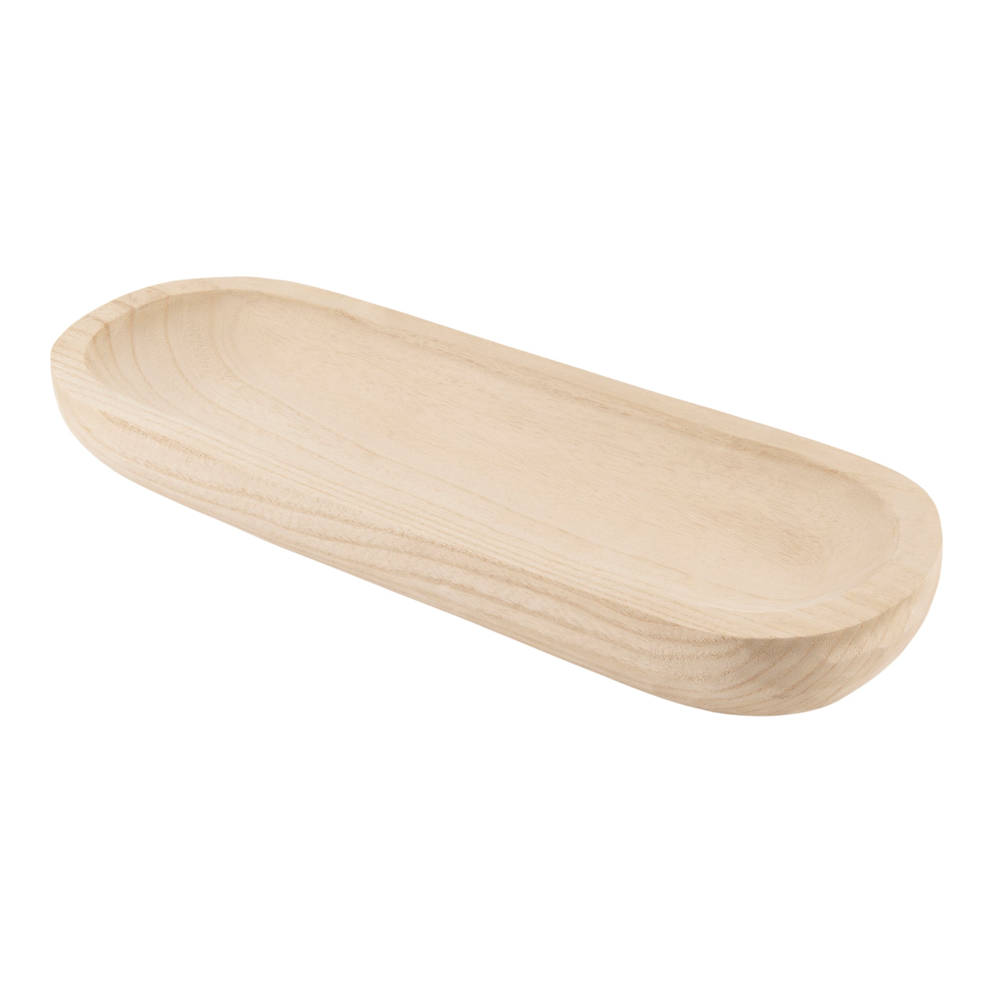 HomeStyles Paulownia Wood Tray, 18-in x 6.5-in.