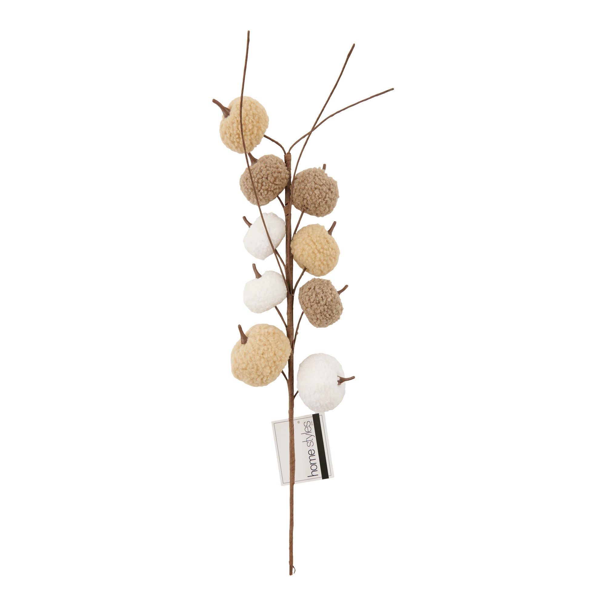 HomeStyles Sherpa Pom Pom Floral, 23-in.