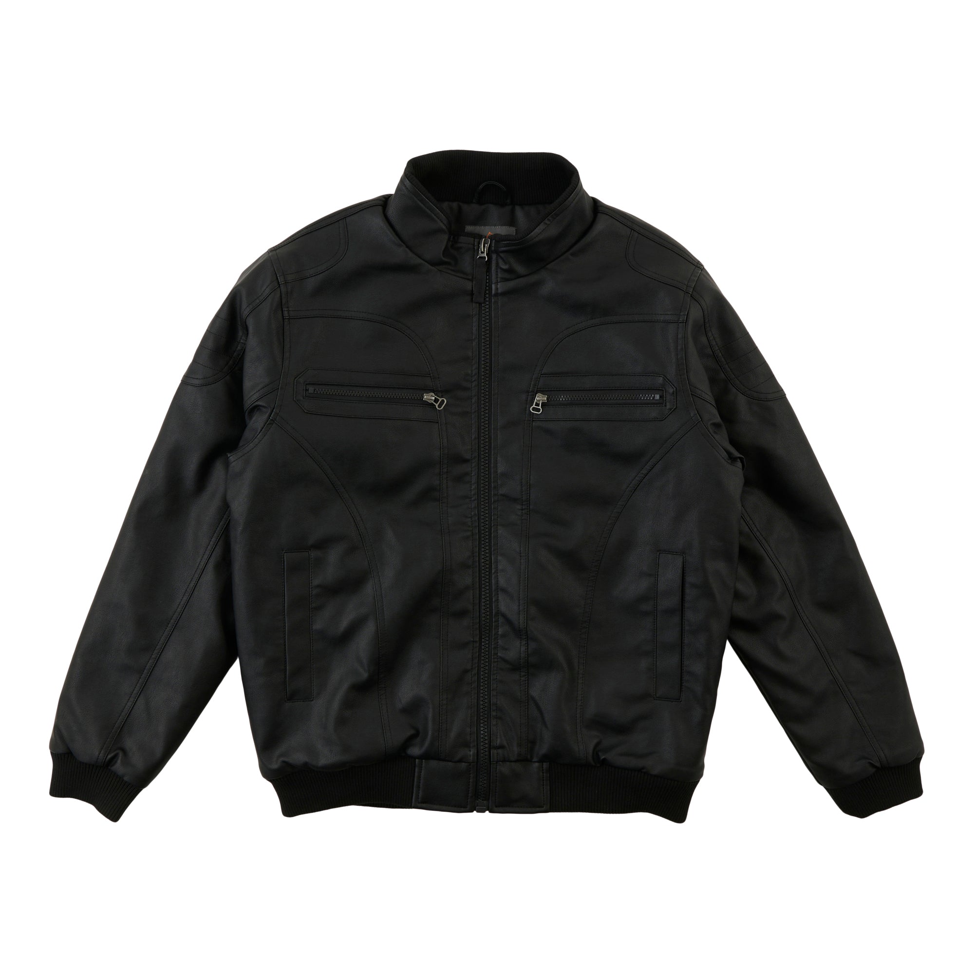 Mountain Ridge Men's Faux Leather Bomber