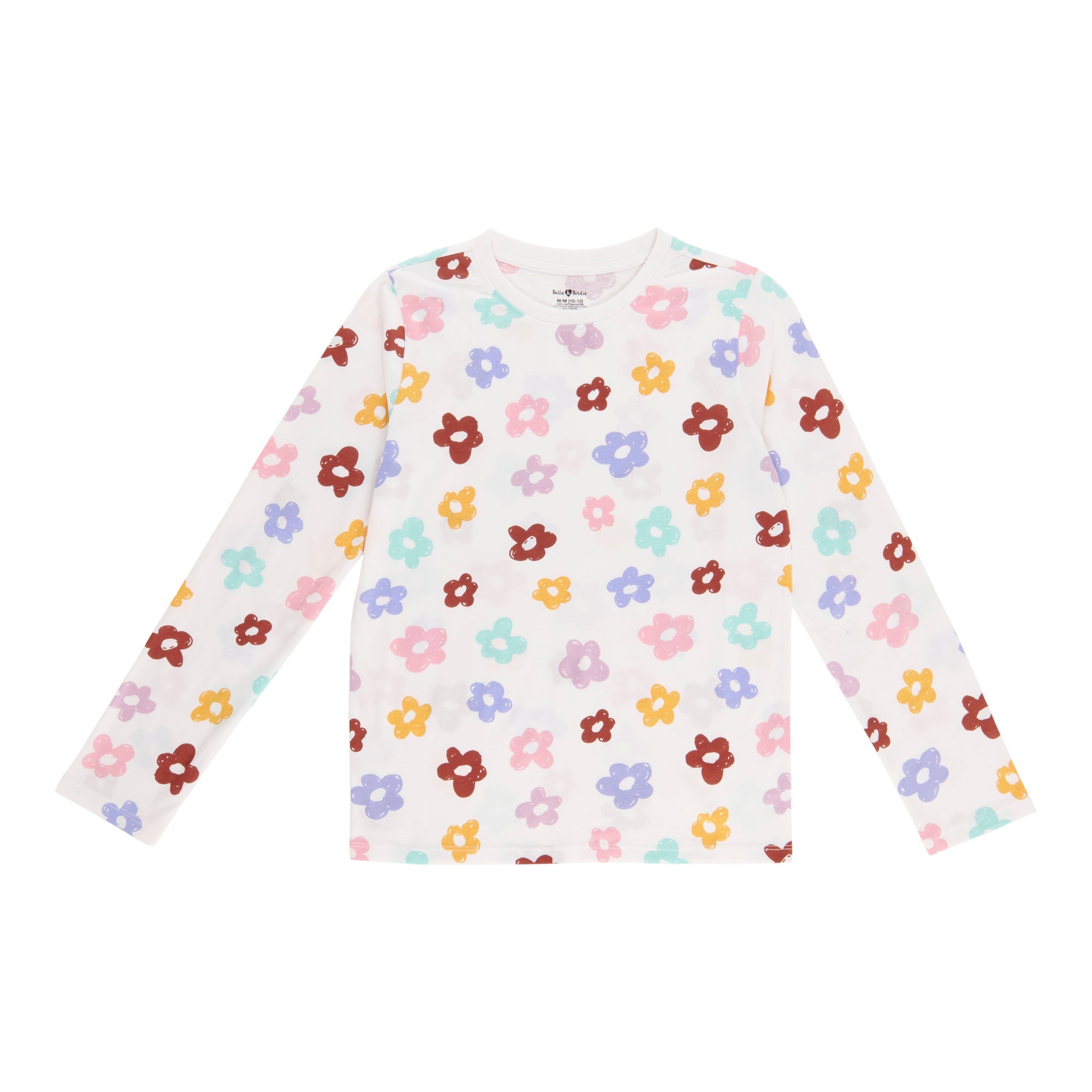 BELLA & BIRDIE Girls' Autumn Flair Long Sleeve T-Shirt