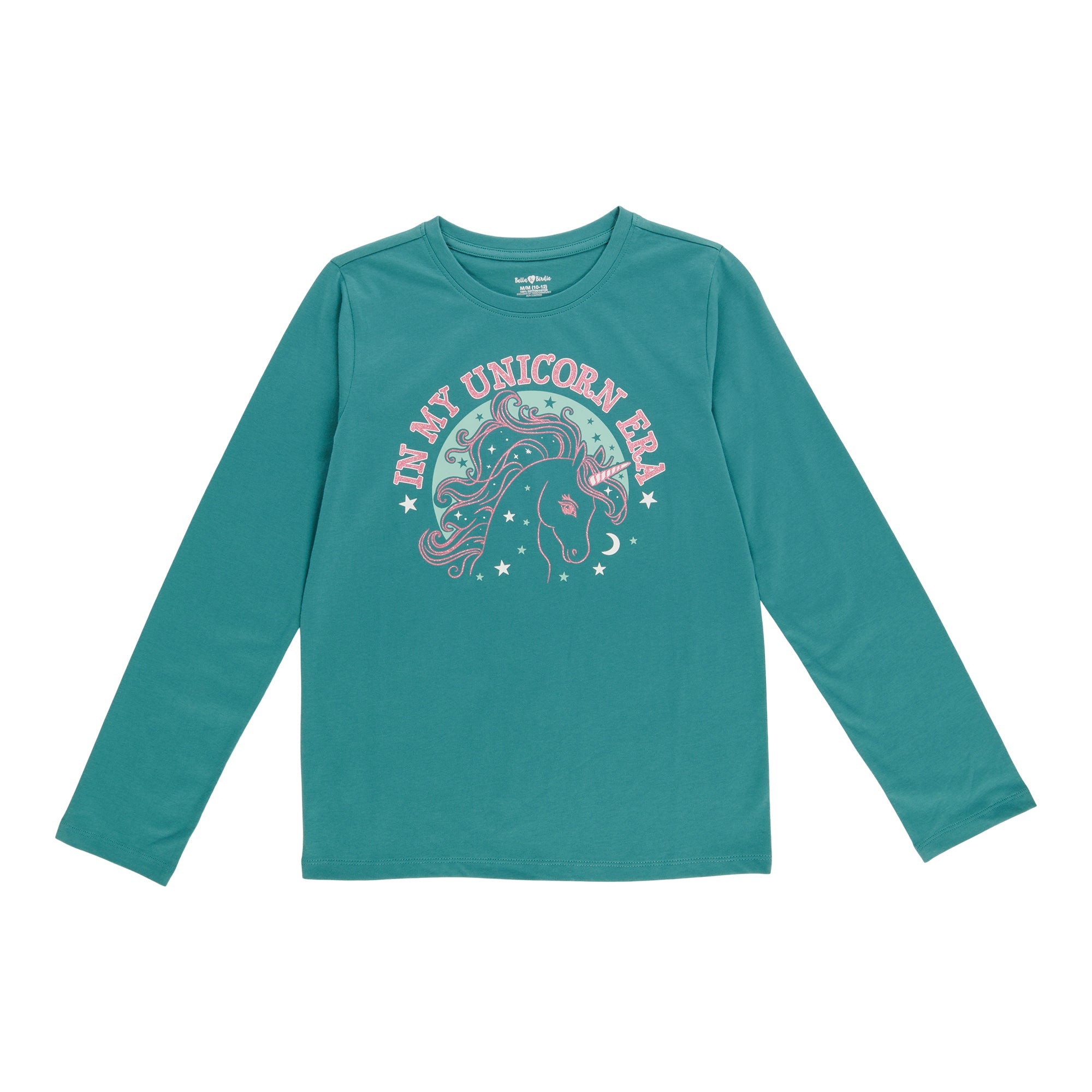 BELLA & BIRDIE Girls' Autumn Flair Long Sleeve Printed T-Shirt
