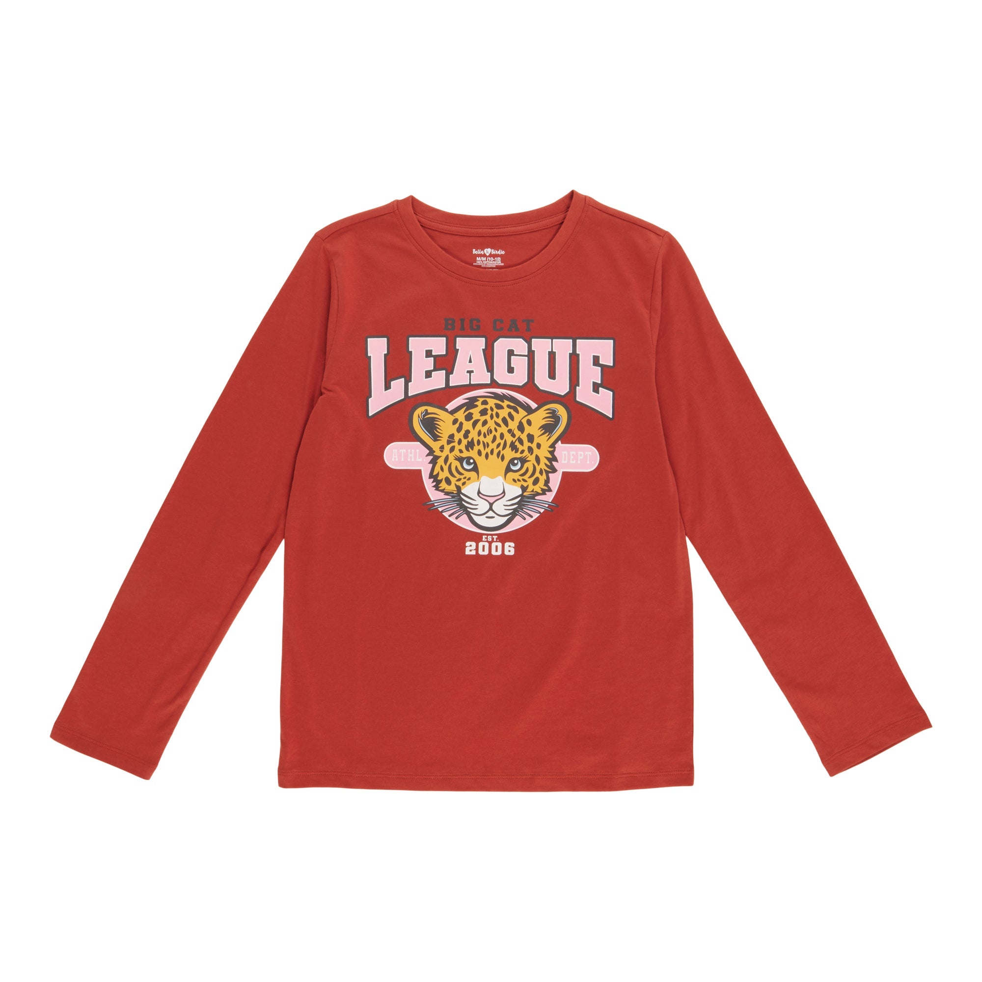 BELLA & BIRDIE Girls' Autumn Flair Long Sleeve Printed T-Shirt