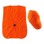 Men's Hunting Cap and Vest Set, 2-Piece