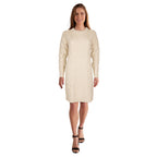 lily morgan Women's Cable Knit Sweater Dress