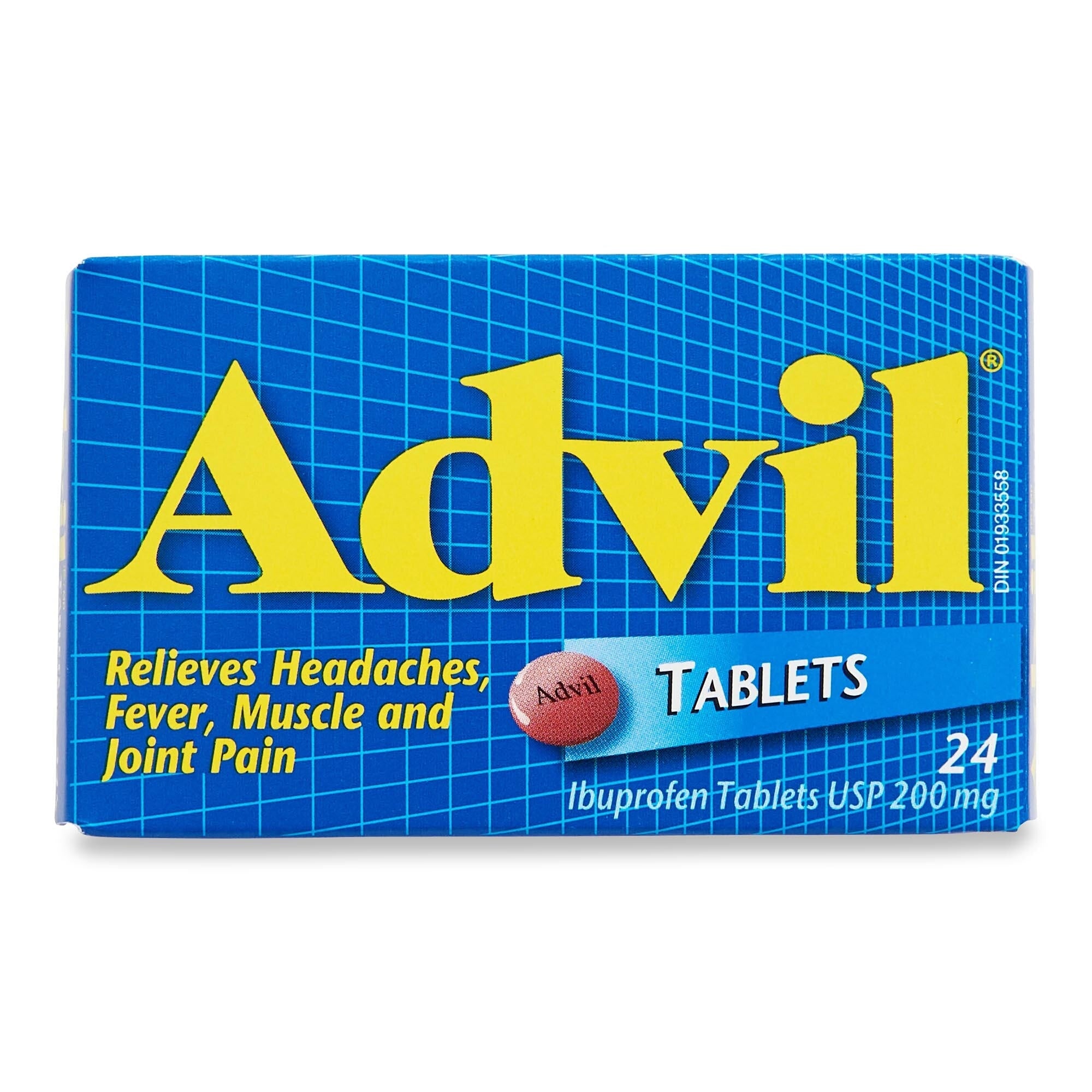 Analgésiques Advil, 200 mg - 24 comprimés