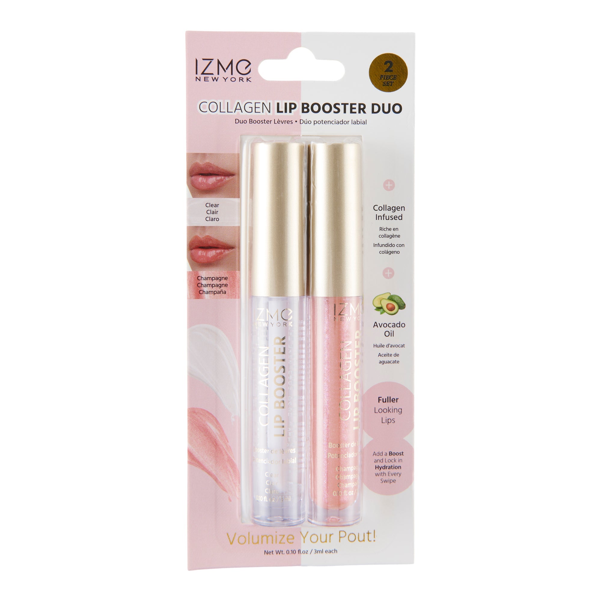 IZME Collagen Lip Booster Duo, 2-Pack