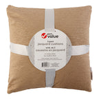 Giant Value Jacquard Cushions, 16-in x 16-in, 2 Pack