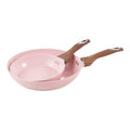 Frying Pan Set, Pink, 2 Piece