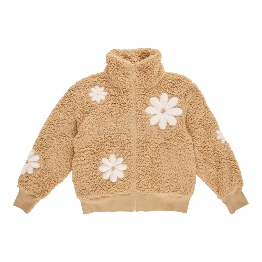 mySTYLE Women's Sherpa Jacket with Embroidery