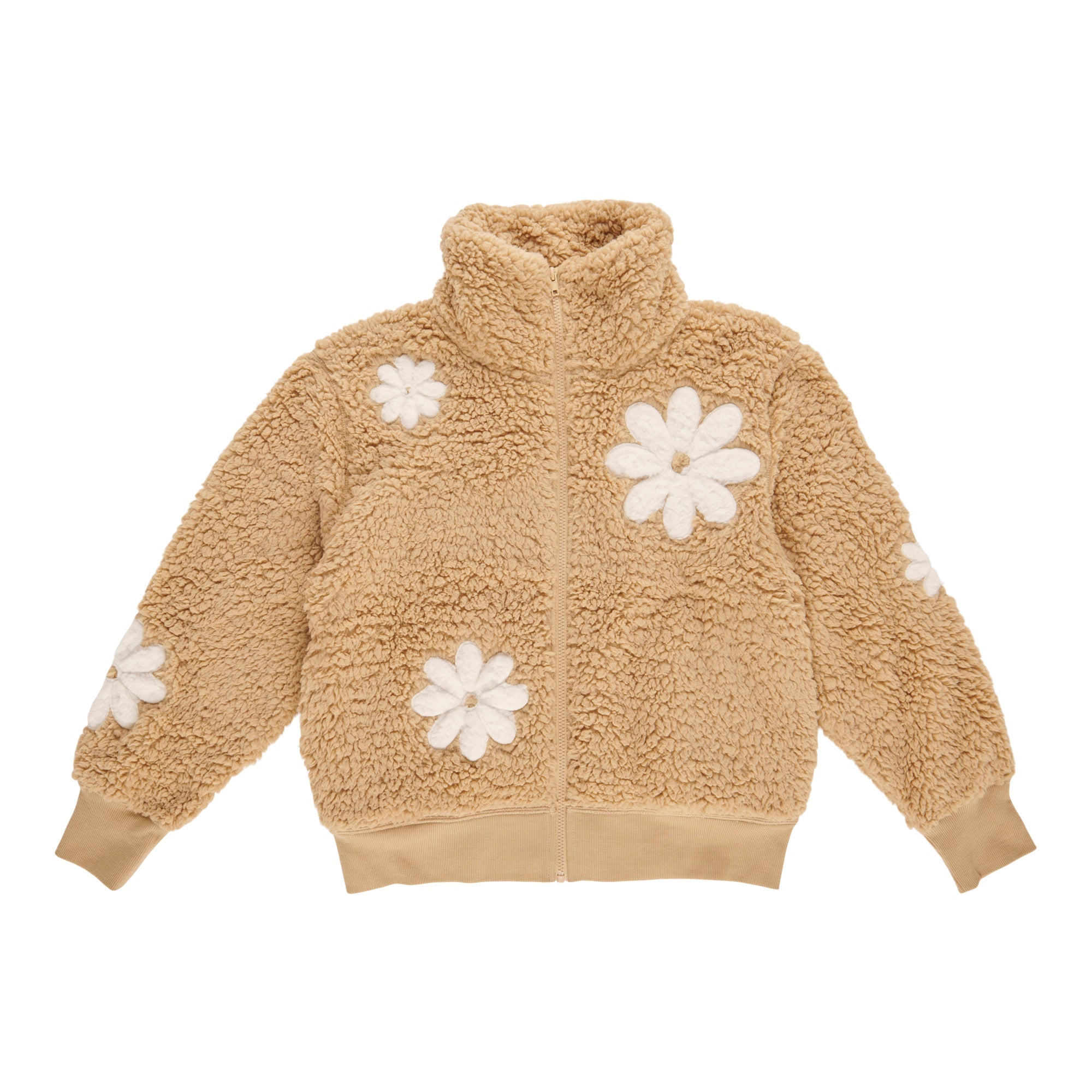 mySTYLE Women's Sherpa Jacket with Embroidery