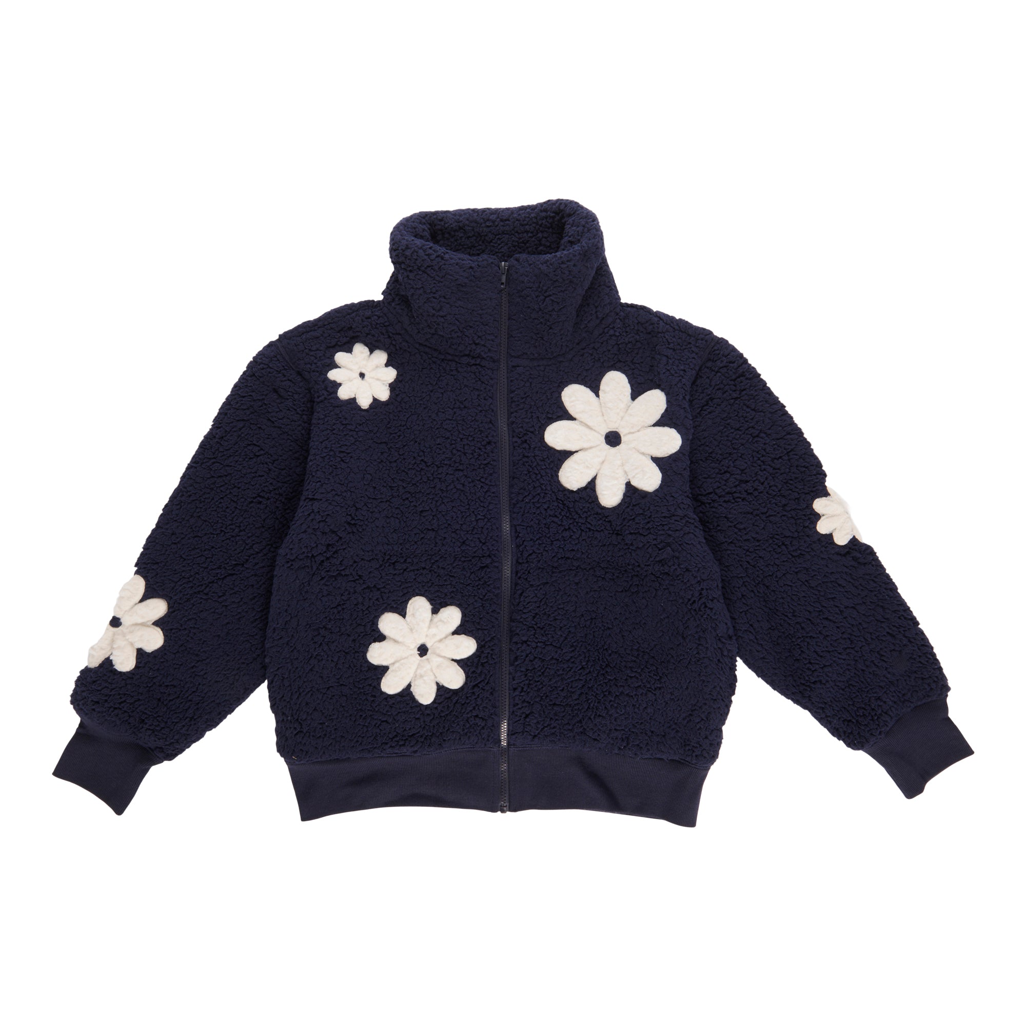 mySTYLE Women's Sherpa Jacket with Embroidery