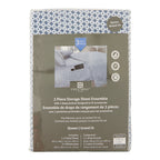 Printed Smart Pocket Sheet Set, Queen, 3 Piece