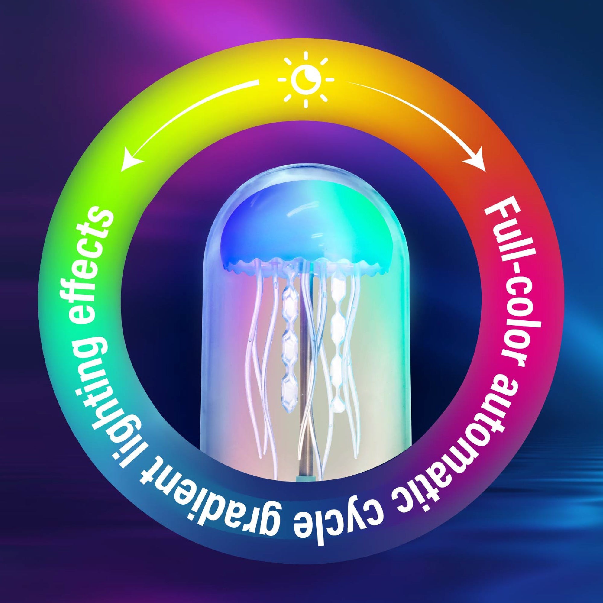 Jellyfish Bluetooth Speaker, 4-in x 4-in x 9-in.