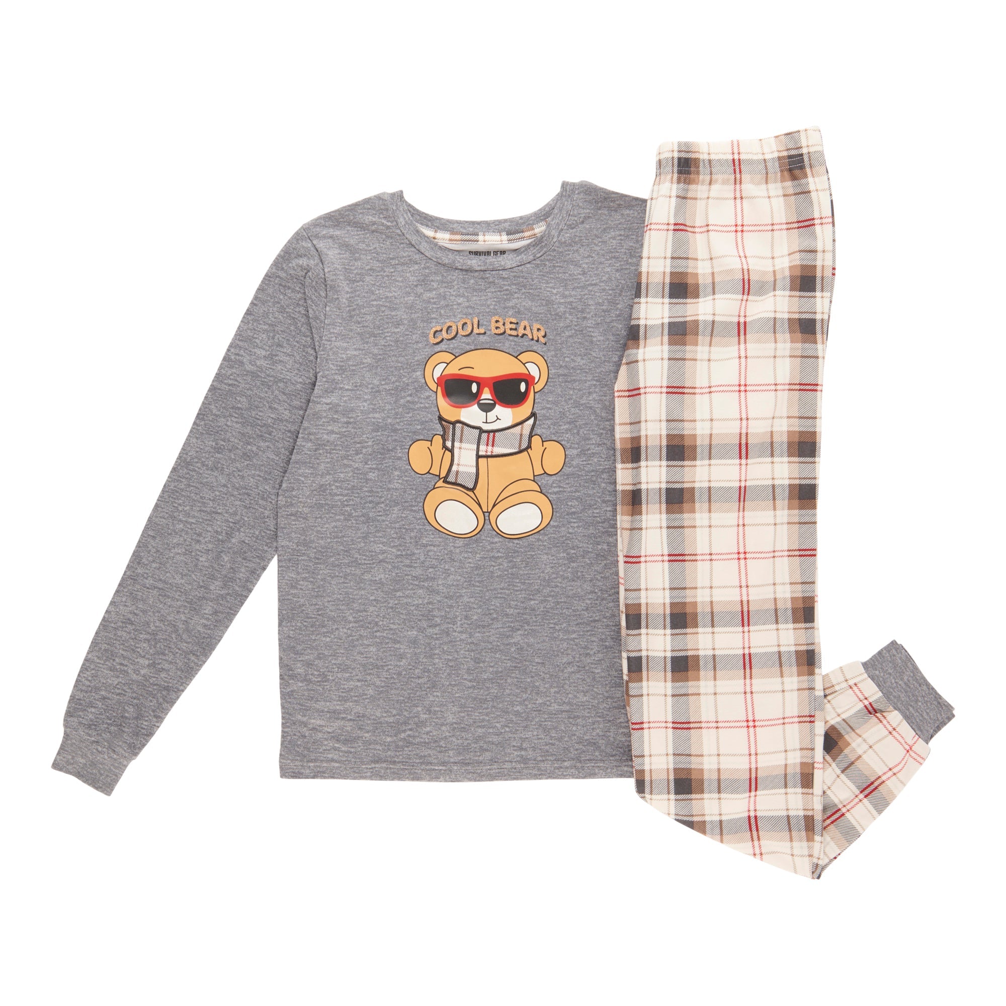 SURVIVAL GEAR Boys' North Country Family PJ Set, 2-Piece