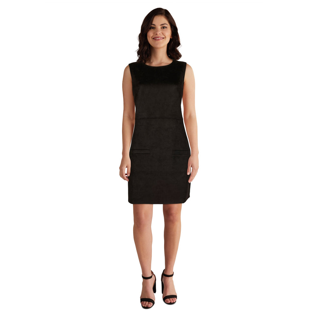 lily morgan Women's Faux Suede Tunic Dress