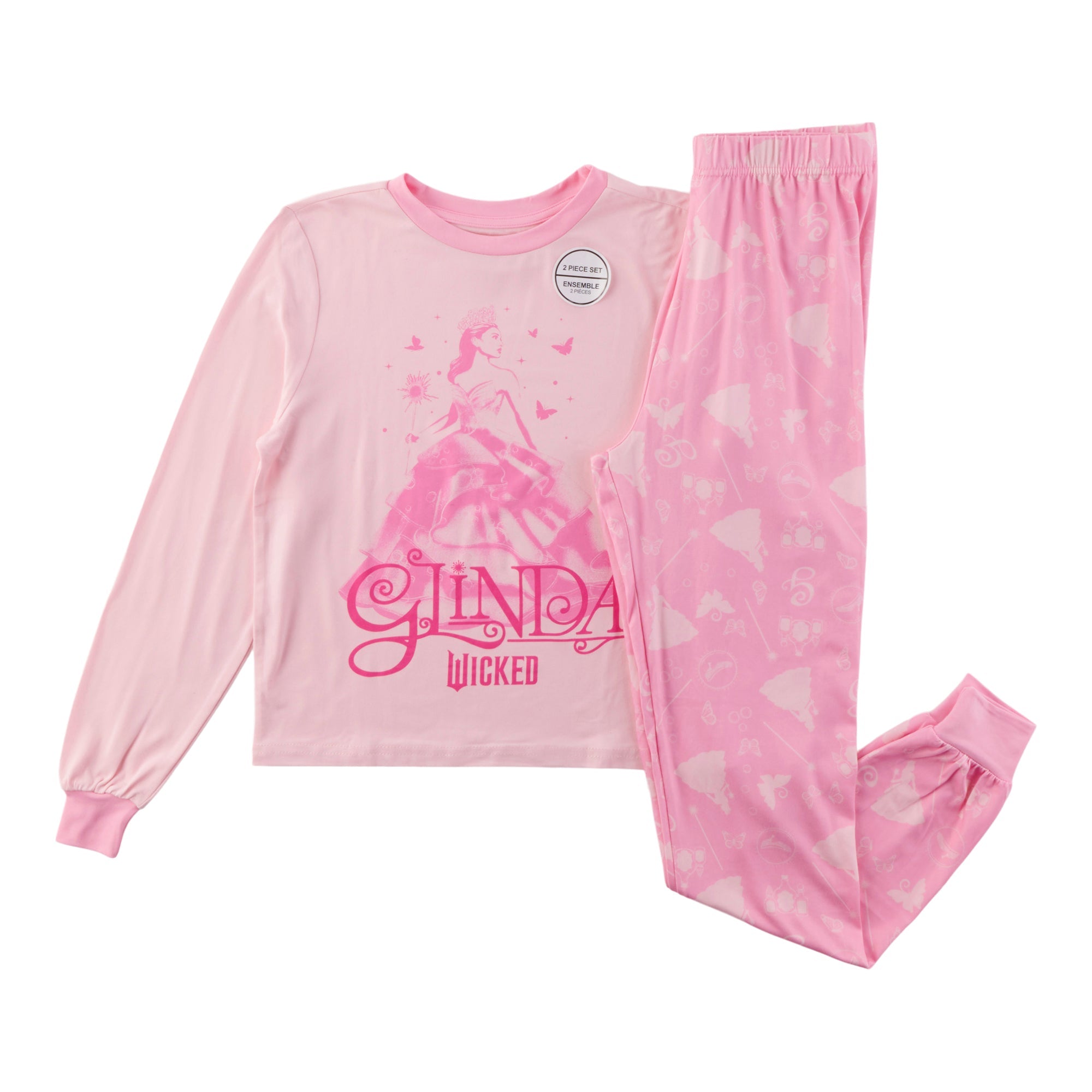 Girls' Licensed Wicked Long Sleeve Pyjama Set, 2-Piece