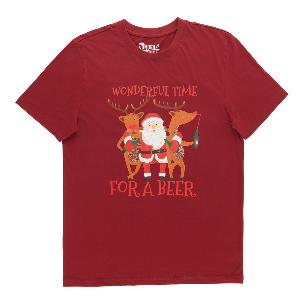 Men's Novelty Crew Neck Short Sleeve T-Shirt