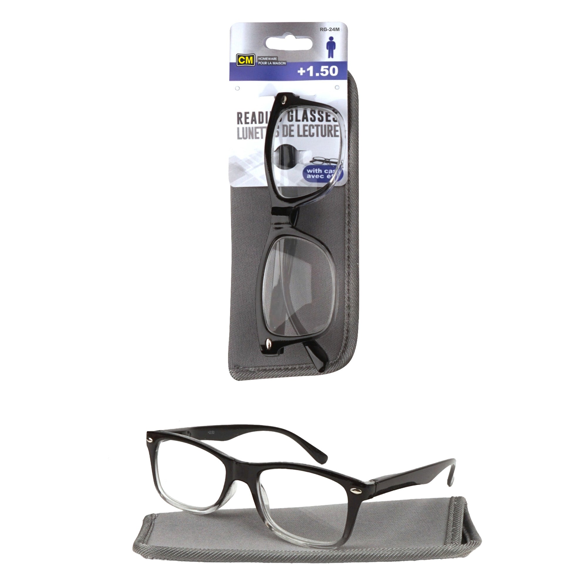 Men's Readers with Pouch