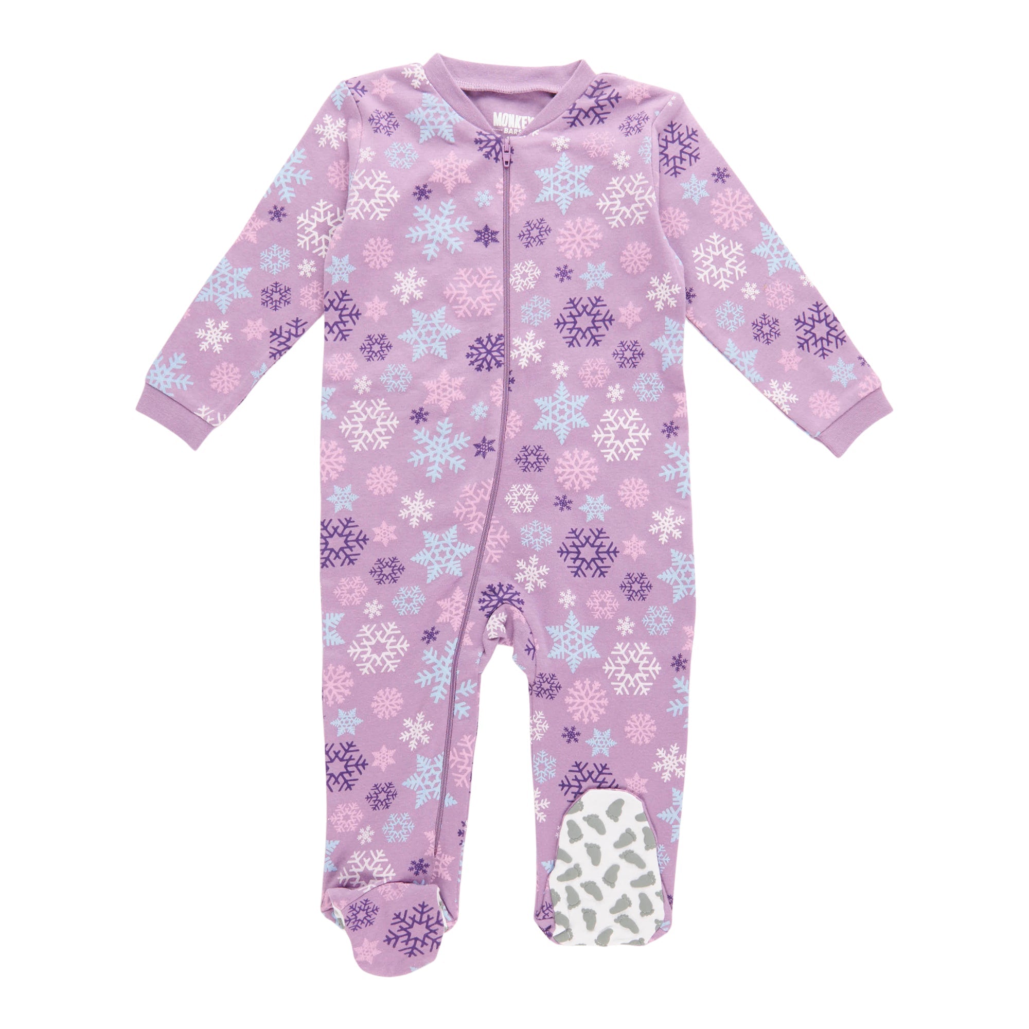 MONKEY BARS Infant Unisex North Country Long Sleeve Sleeper, 0-24 Month
