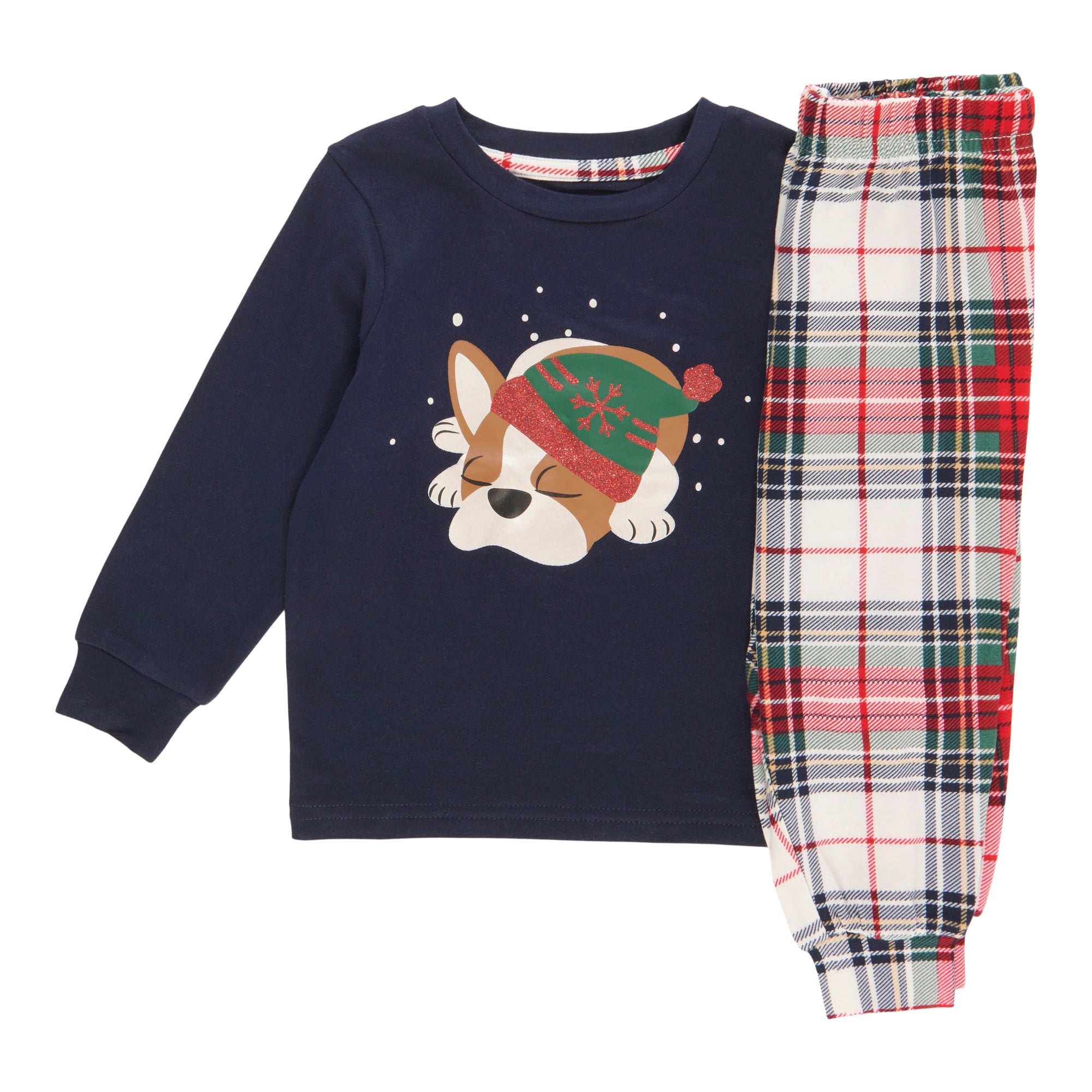 MONKEY BARS Infant Unisex North Country Family PJ Set, 2-Piece, 12-24 Month