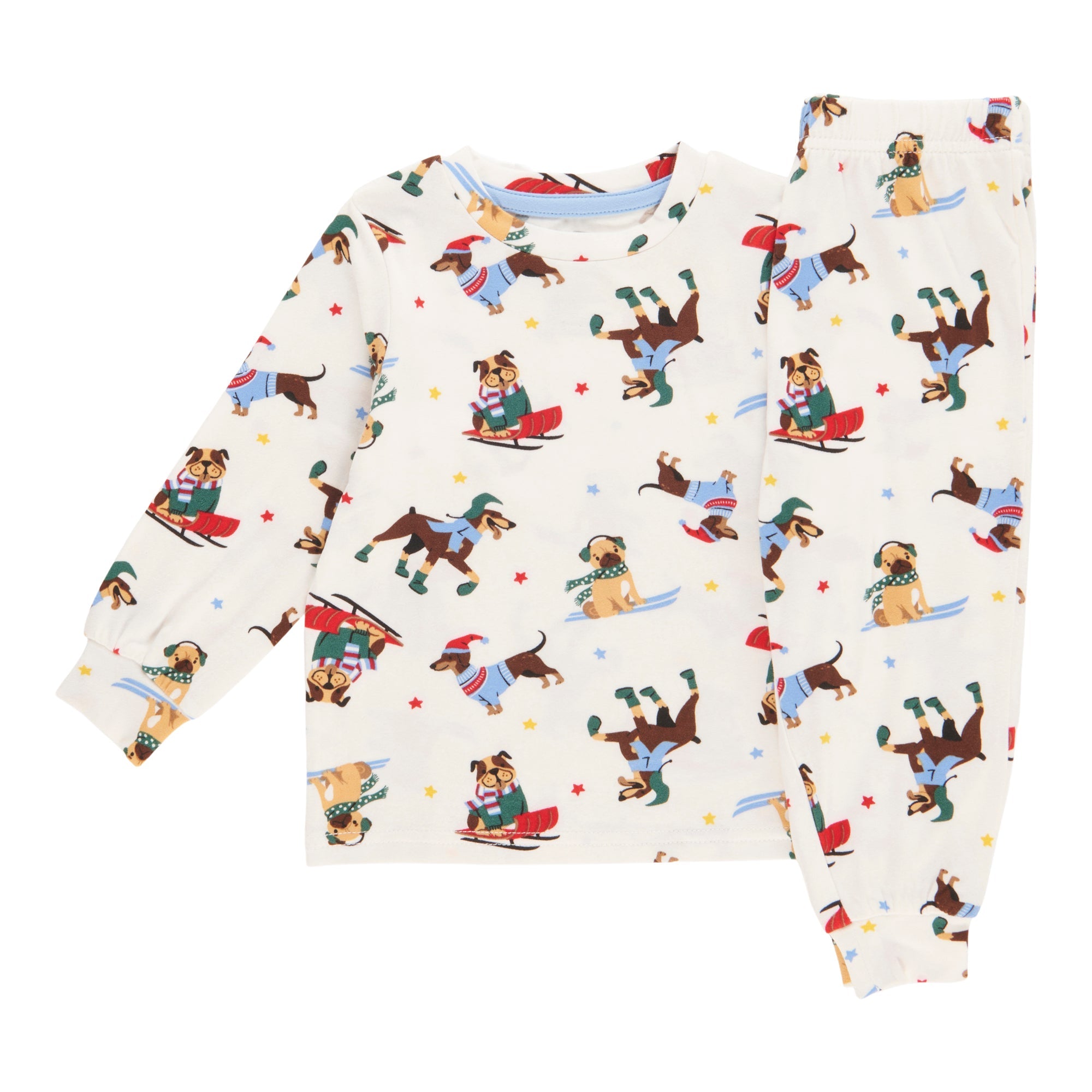 MONKEY BARS Infant Unisex North Country Family PJ Set, 2-Piece, 12-24 Month