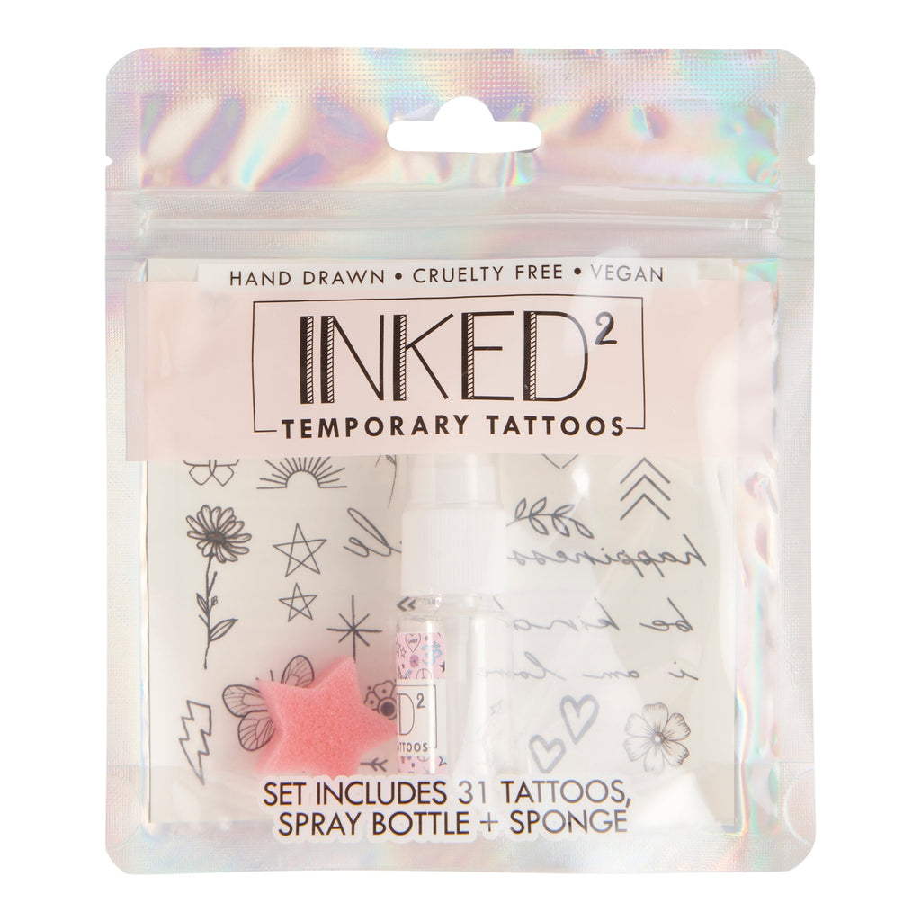 Inked2 Hand Drawn Temporary Tattoo Kit